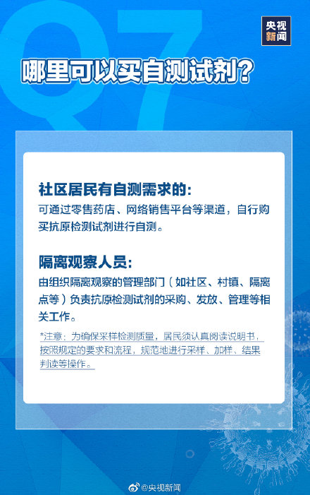 转发周知！新冠抗原自测要点